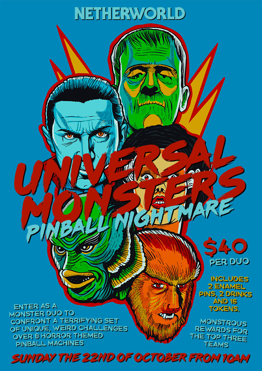 Universal Monsters Pinball Nightmare Netherworld