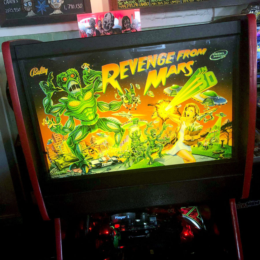 revenge from mars pinball pinbox