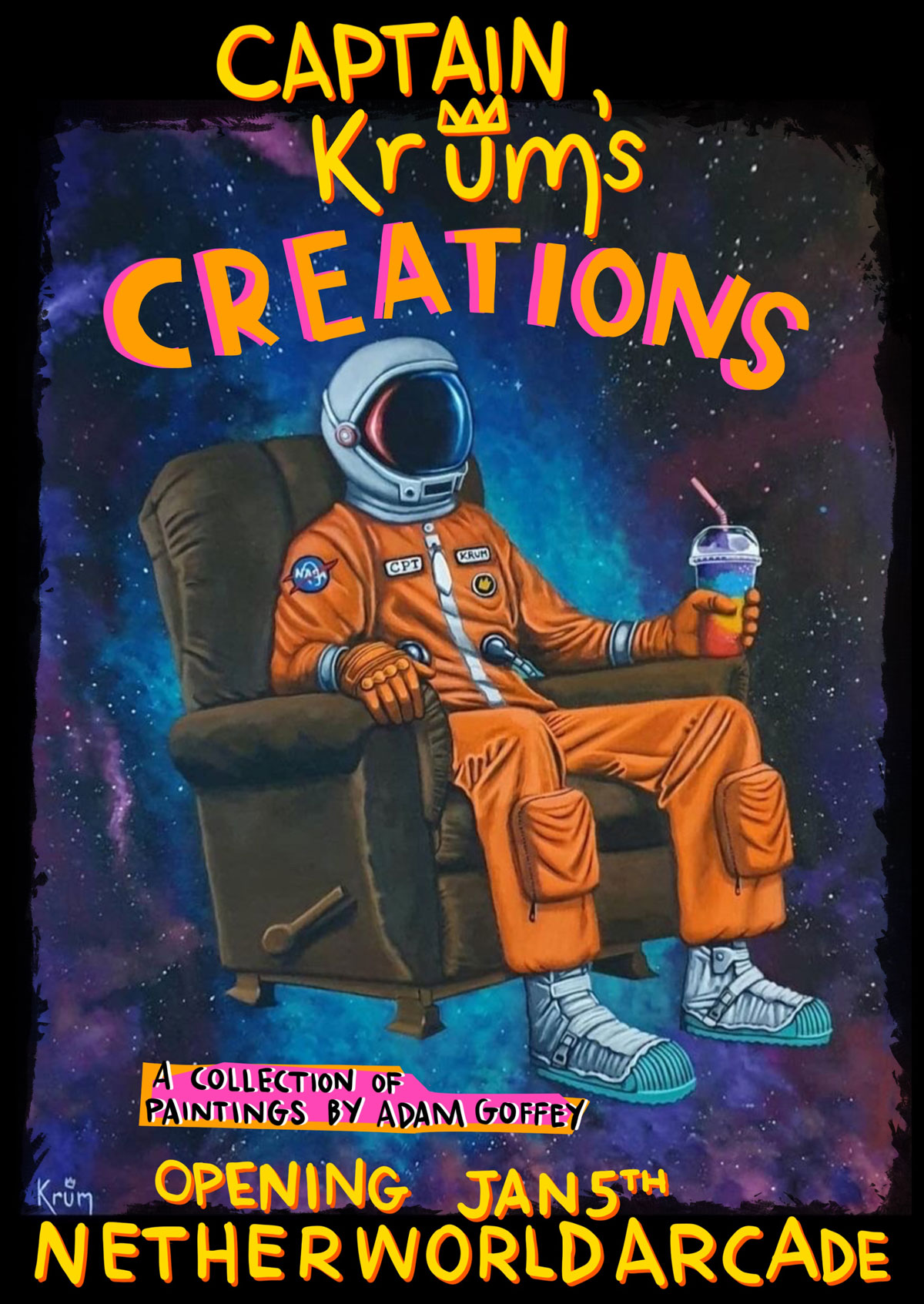Captain Krum's Creations Art Show Launch Netherworld