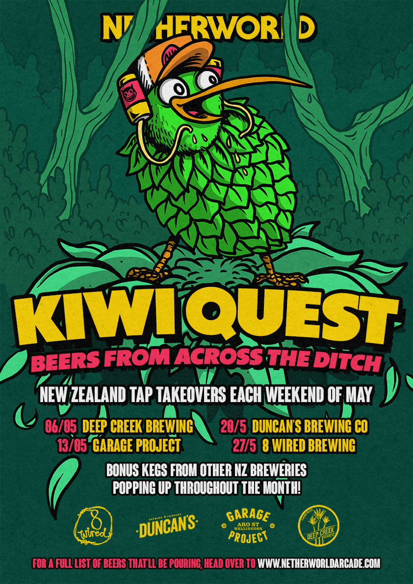 Kiwi Quest - A Month of New Zealand Tap Takeovers - Netherworld